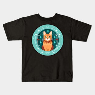 Somali Cat Xmas Ornament, Love Cats Kids T-Shirt